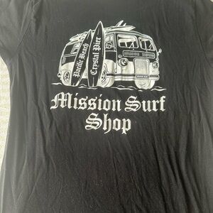 Mission Surf Shop Black Short Sleeve Tee